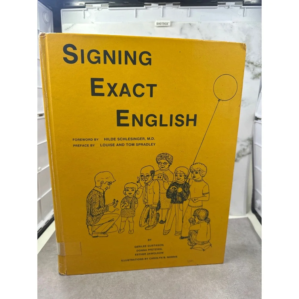 Signing Exact English Hardcover 1980 Gustason Pfetzing Zawolkow ASL Reference